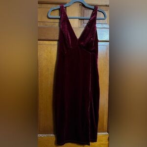 Lulus Wine Red Cocktail Dress